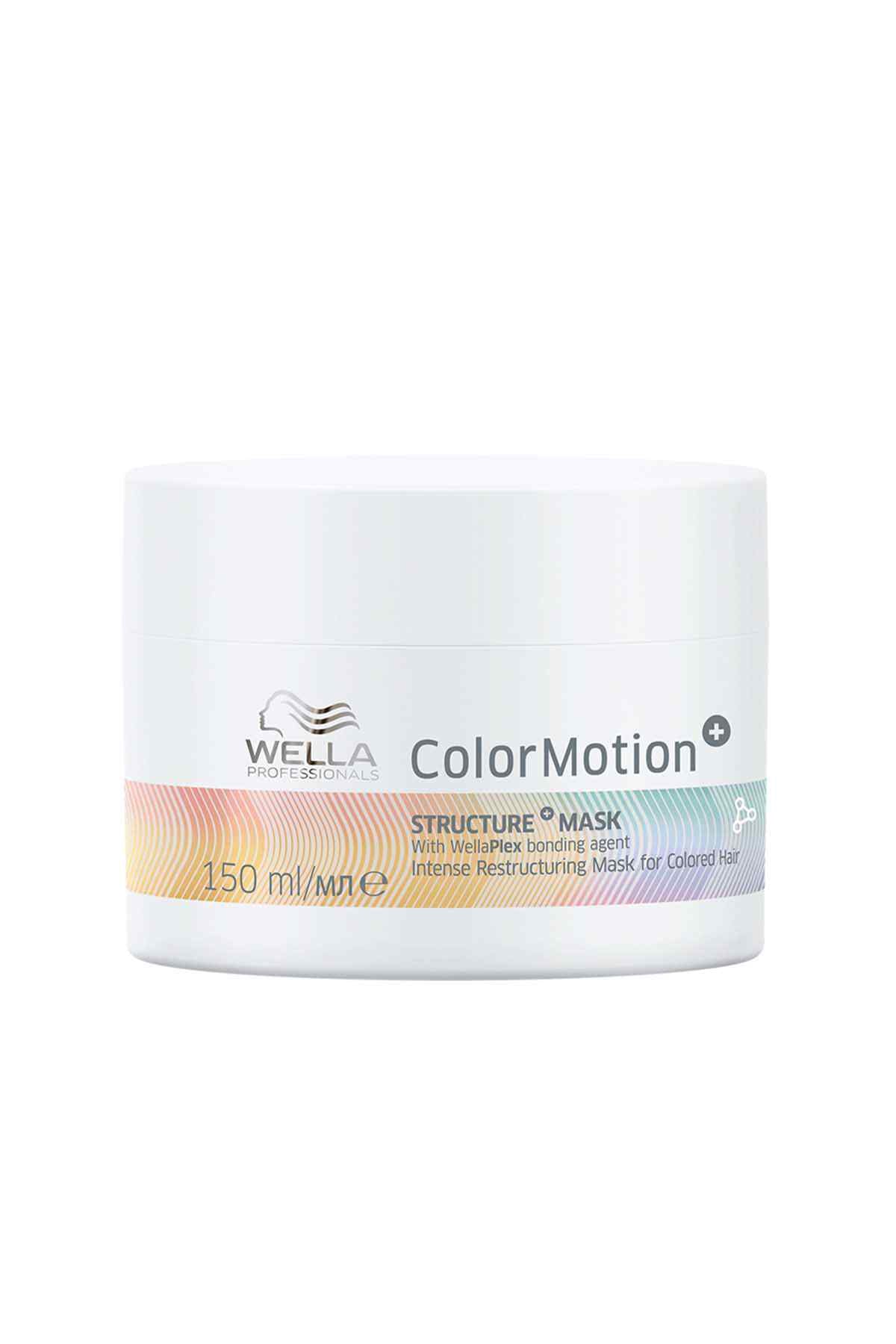 Wella ColorMotion+ Structure+ mask jar, 150 ml, white plastic container