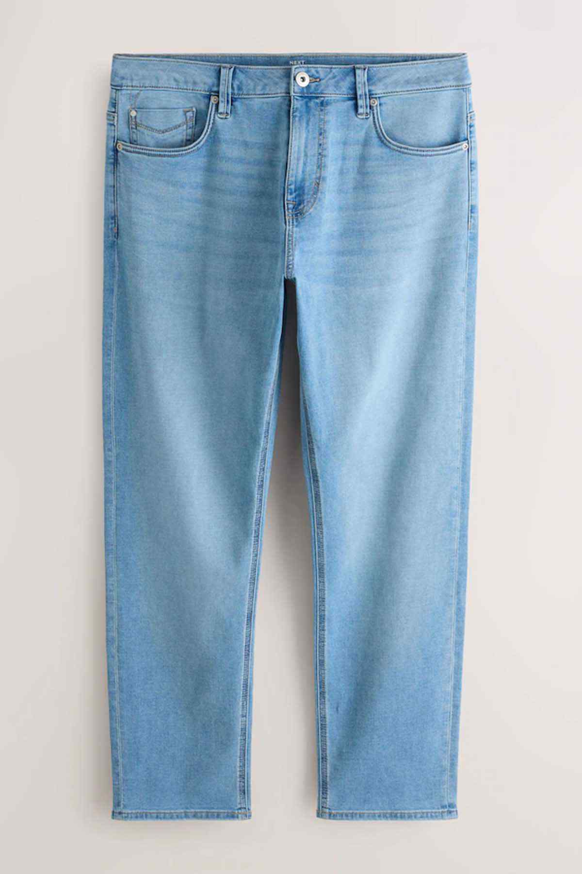 NEXT light blue denim jeans, button fly, 5-pocket style