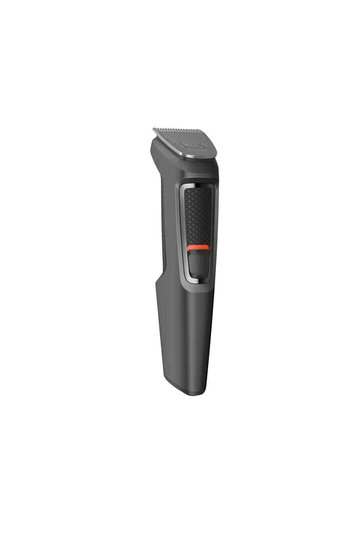 PHILIPS black trimmer with textured grip and raised cutting head