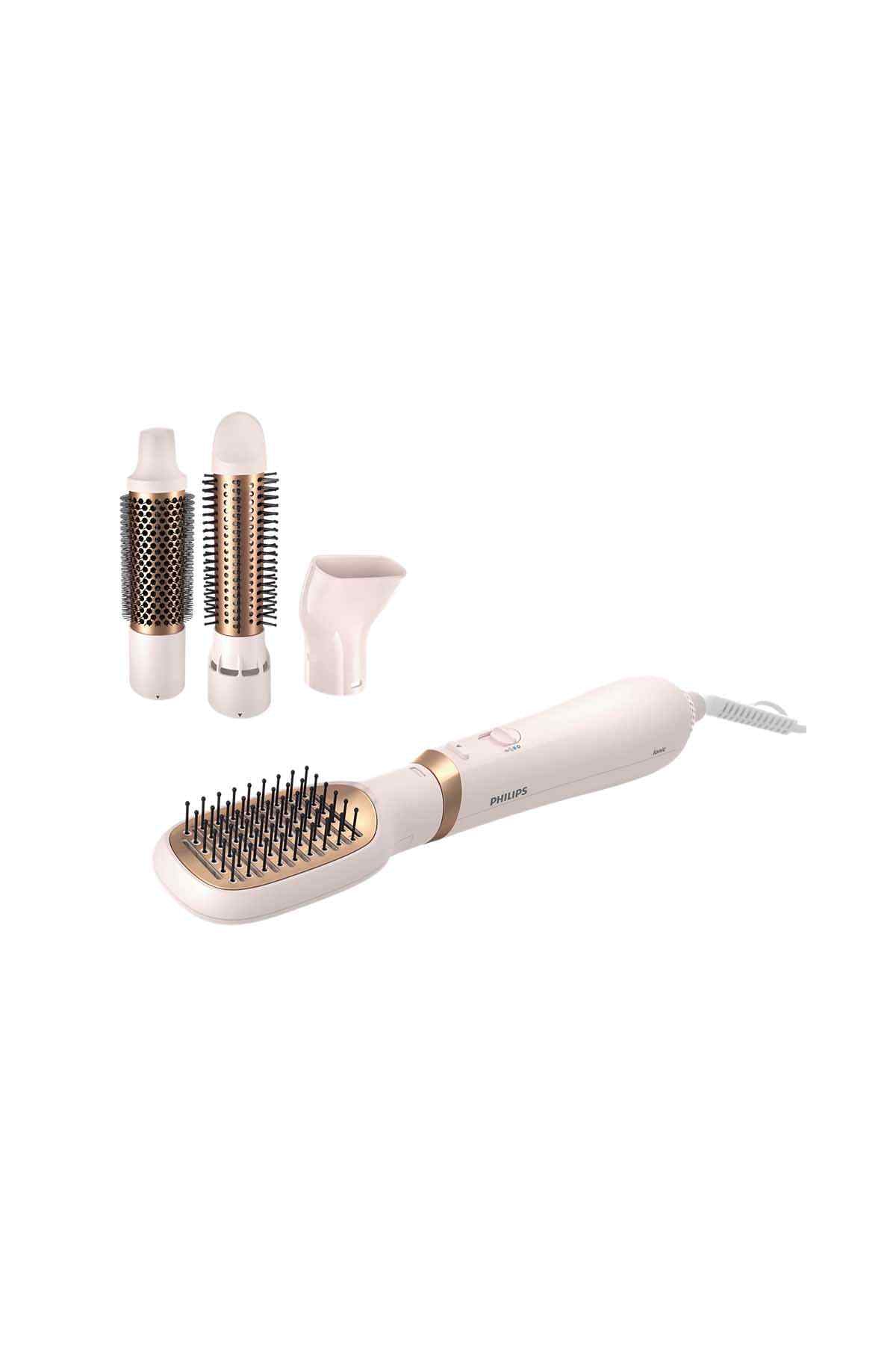 Philips hair styler brush set with interchangeable brush attachments and cord
