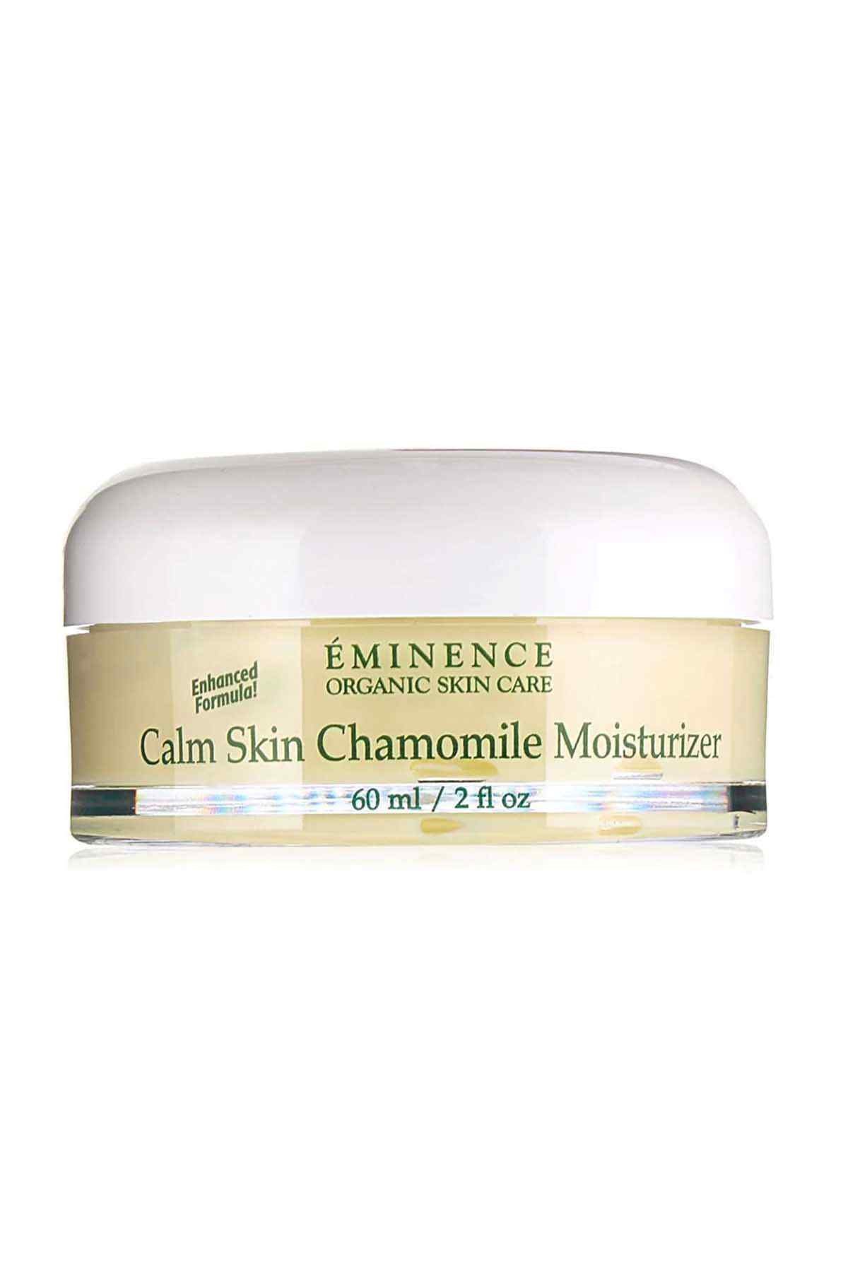 Eminence Calm Skin Chamomile moisturizer jar with white lid, 60 ml