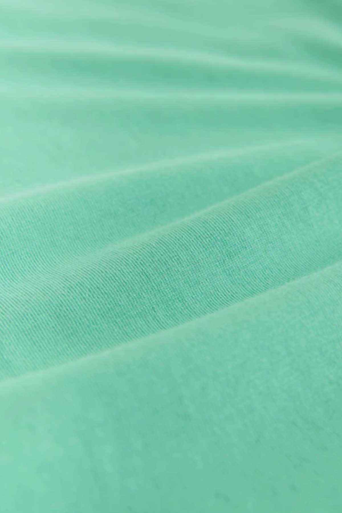 Mint green knit fabric texture