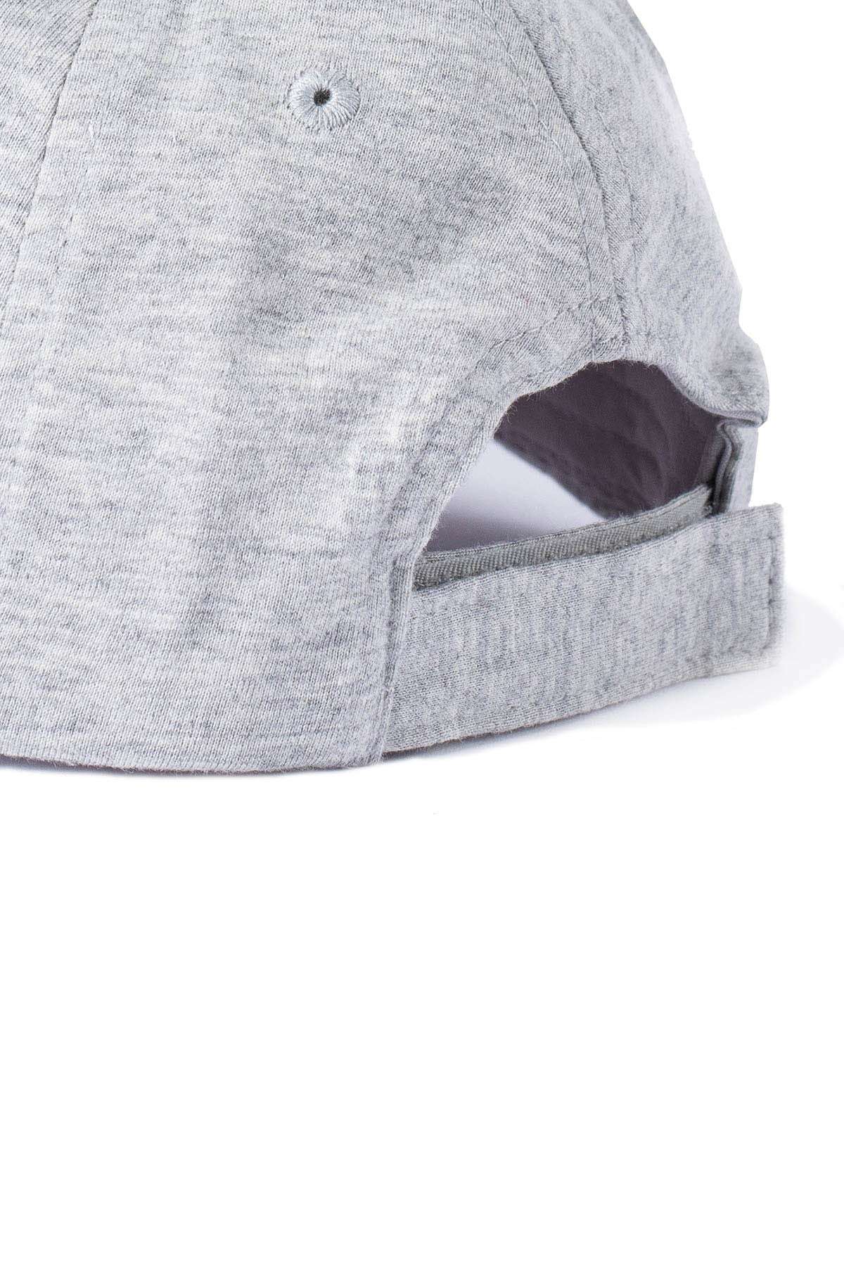 Disney Minnie baseball cap with gray side panel and dark-lined adjustable opening