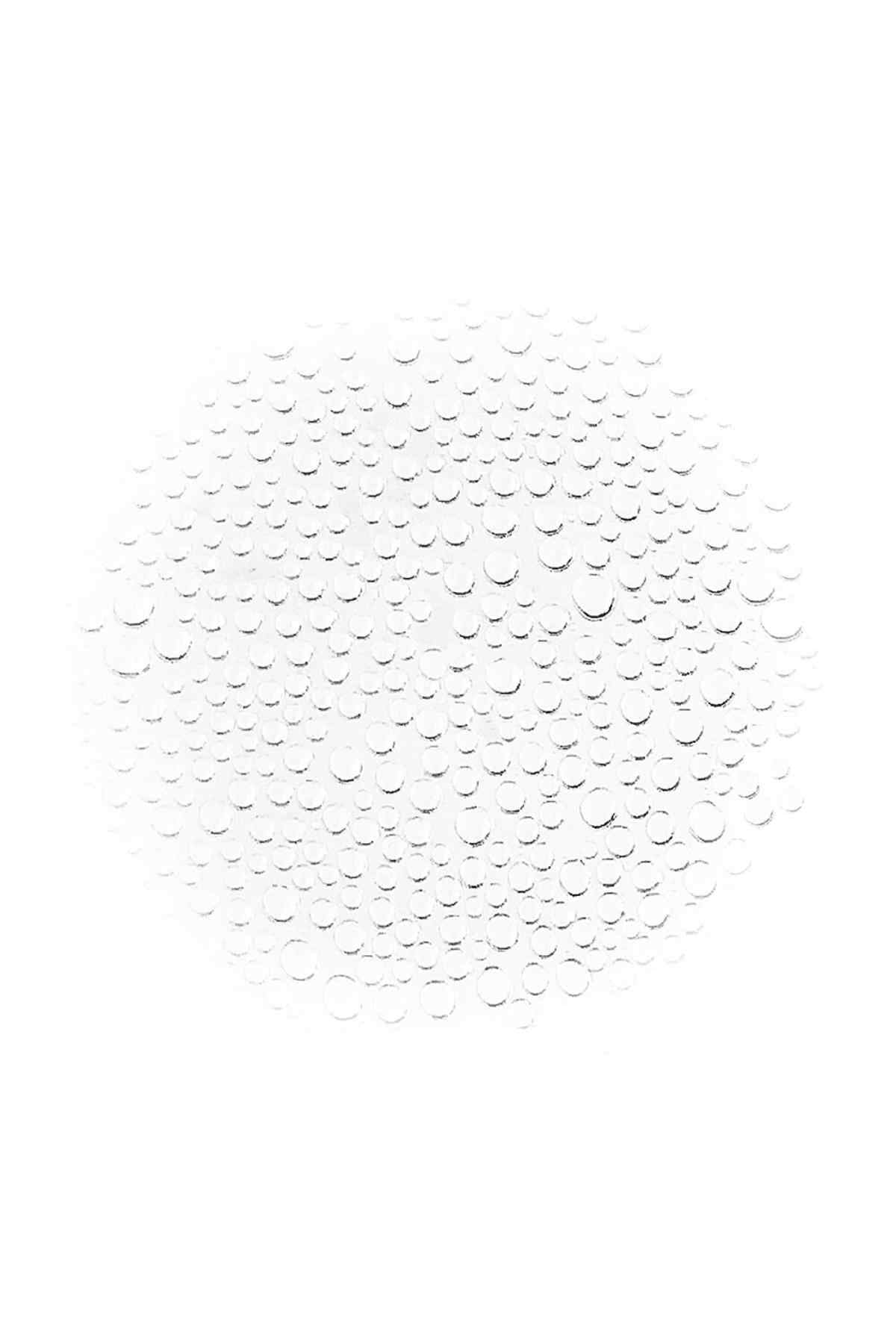 White round embossed bubble-dot texture