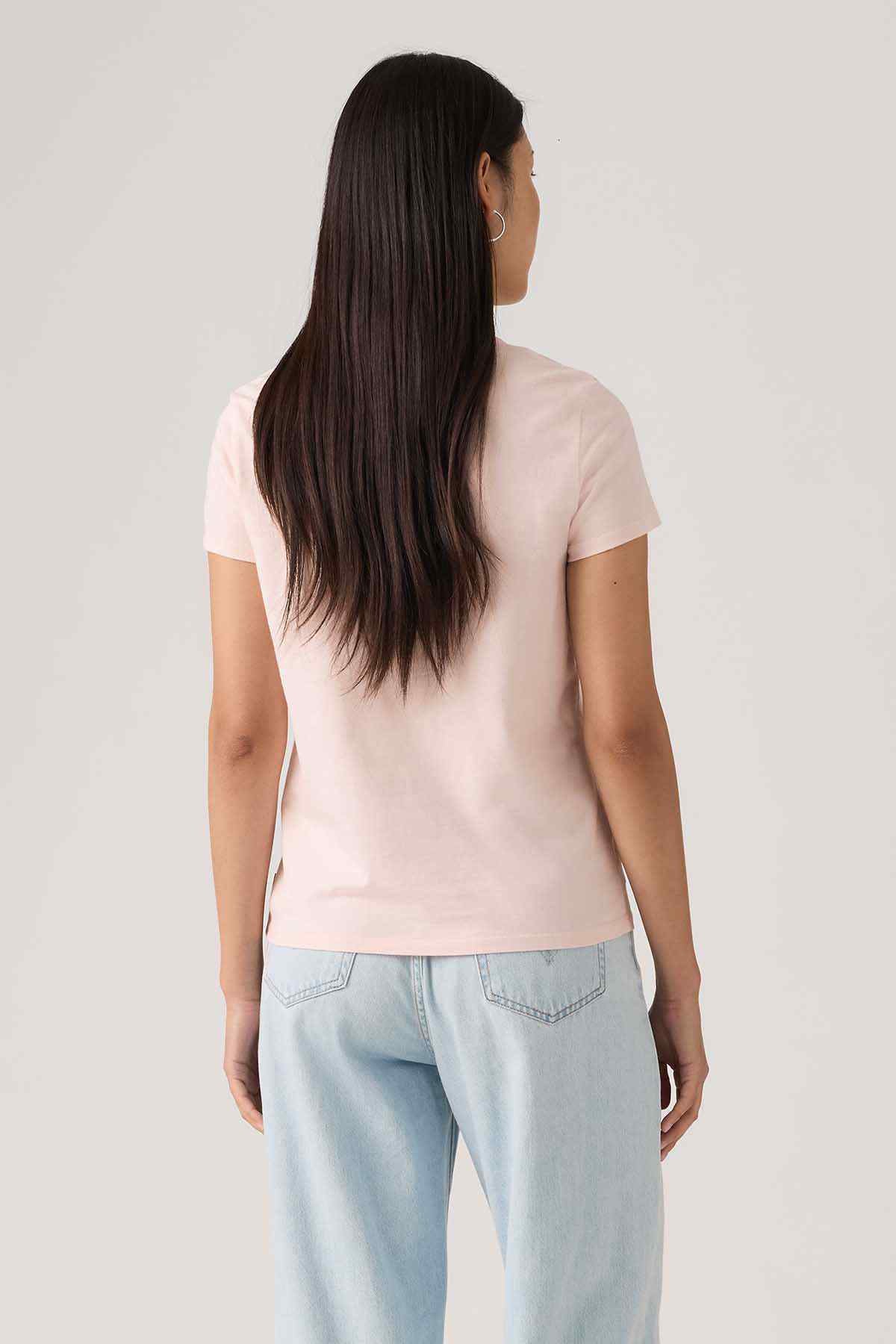 Levi's pink short-sleeve T-shirt, plain back