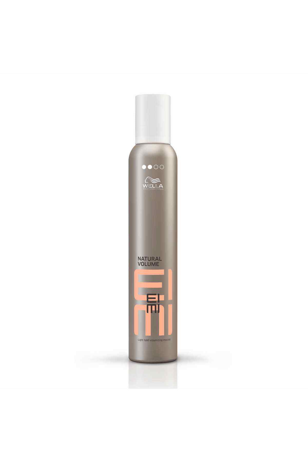 Wella Natural Volume hair product bottle with white cap