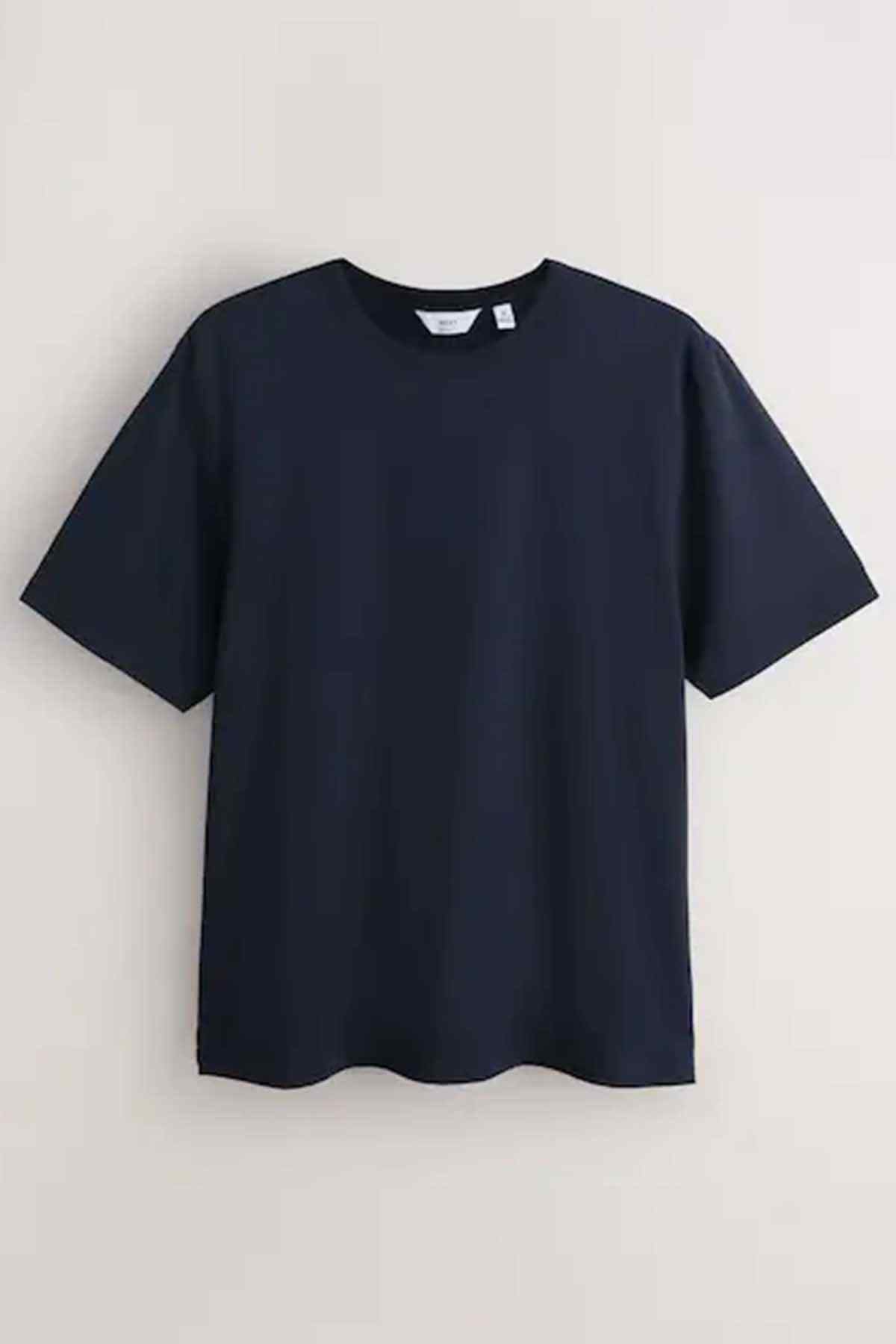 Navy kids crew-neck T-shirt