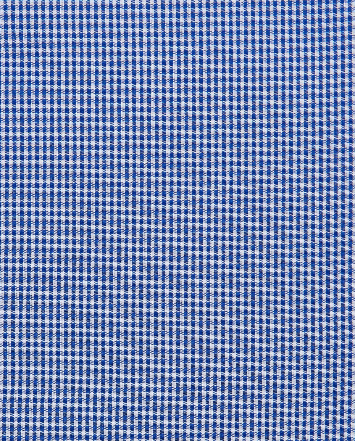 Dark blue micro-check dress shirt fabric pattern close-up