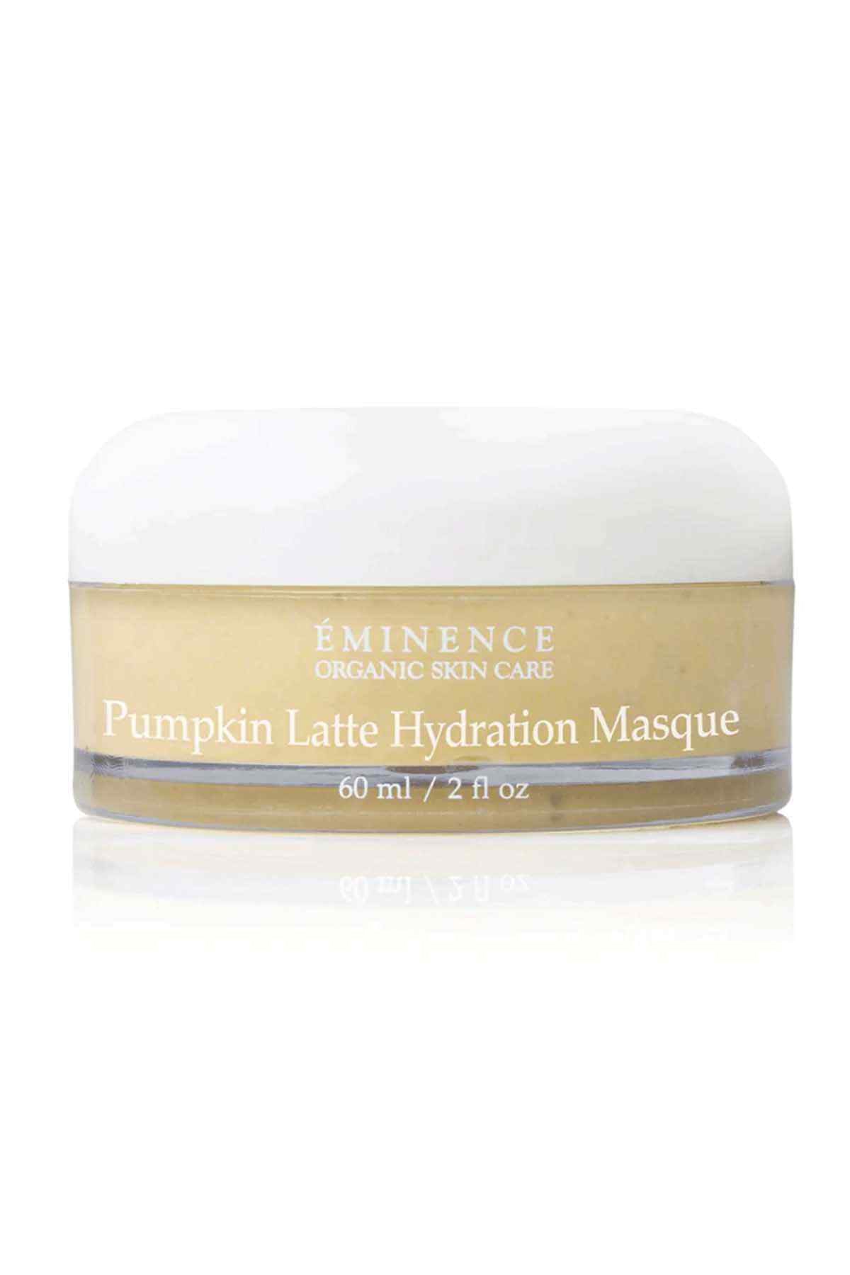 Eminence Pumpkin Latte Hydration Masque skincare cream in jar, 60 ml
