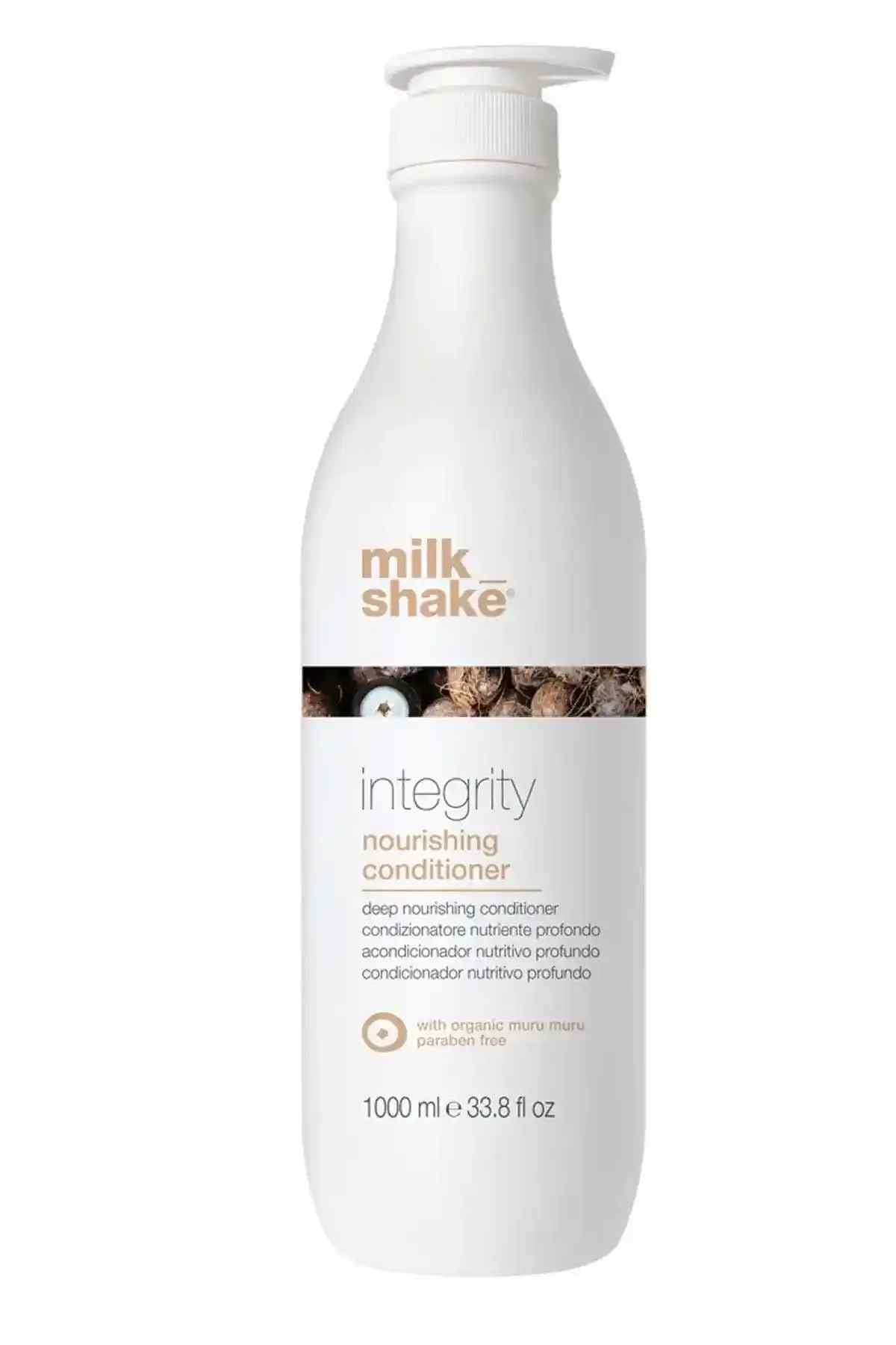 MILK SHAKE integrity nourishing conditioner bottle, 1000 ml, pump cap