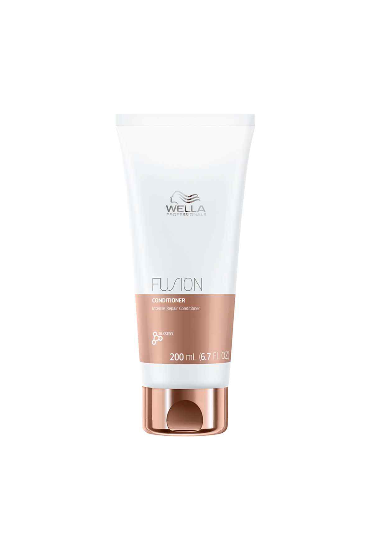 Wella Fusion conditioner tube, white with rose tint, 200 ml