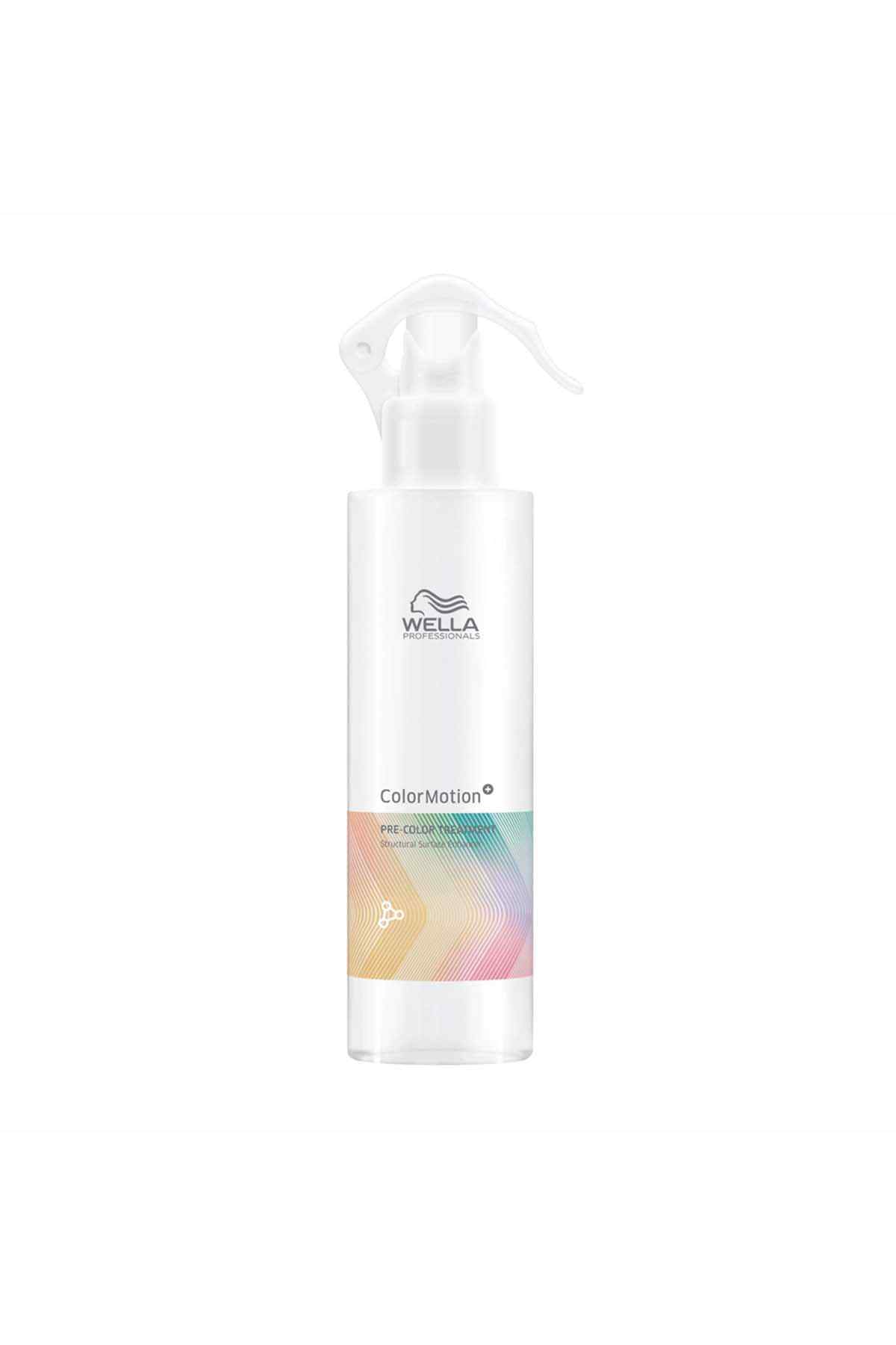 Wella ColorMotion pump spray bottle, white with clear trigger sprayer