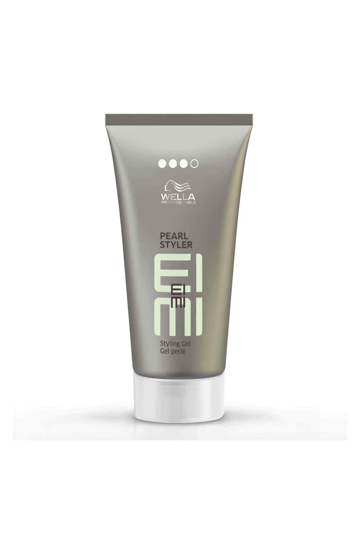 Wella Pearl Styler styling gel in silver squeeze tube with gray cap