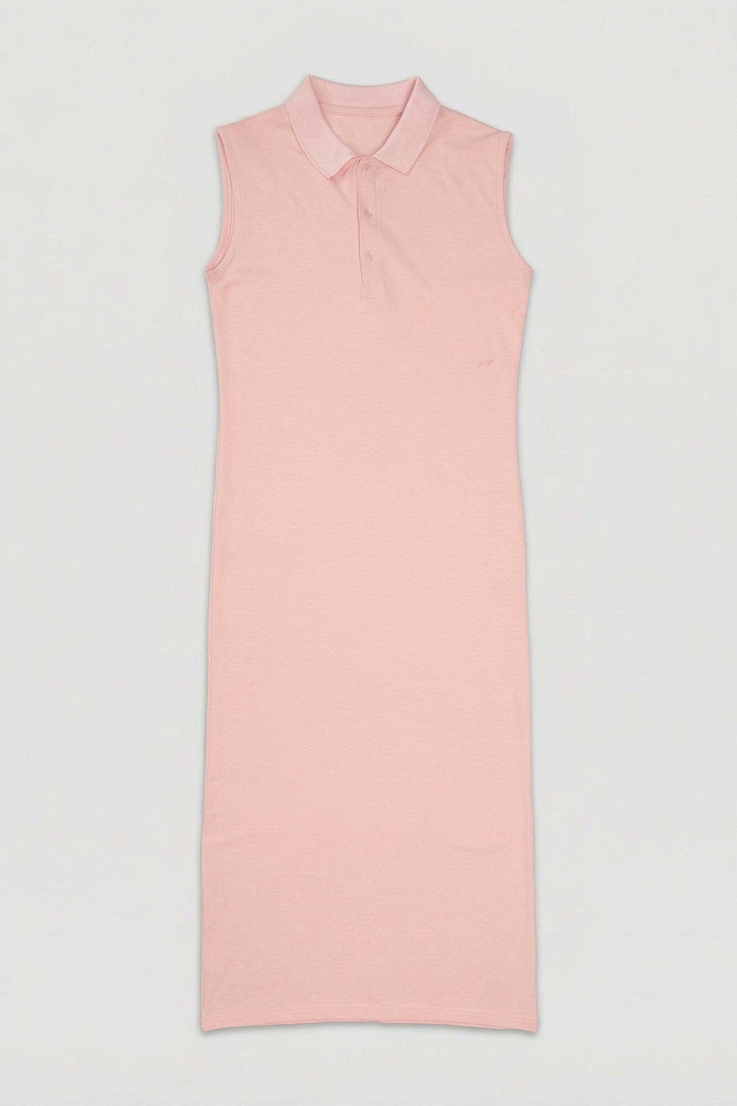 Pink Slim Fit Polo Dress - Hustle N Holla