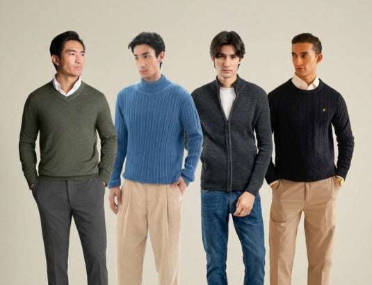 Layer Right: Men's Sweaters & Cardigans for Winter Season
