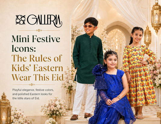 Mini Festive Icons: The Rules of Kids’ Eastern Wear This Eid