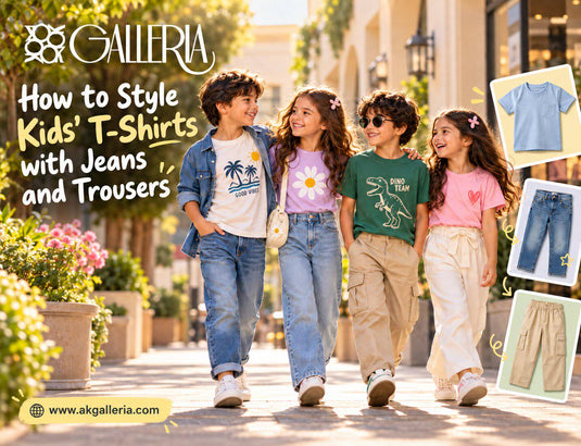 Little Tees, Big Style: Kids’ Outfits with Jeans and Trousers