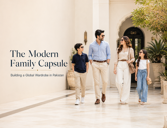 The Modern Family Capsule: Building a Global Wardrobe in Pakistan