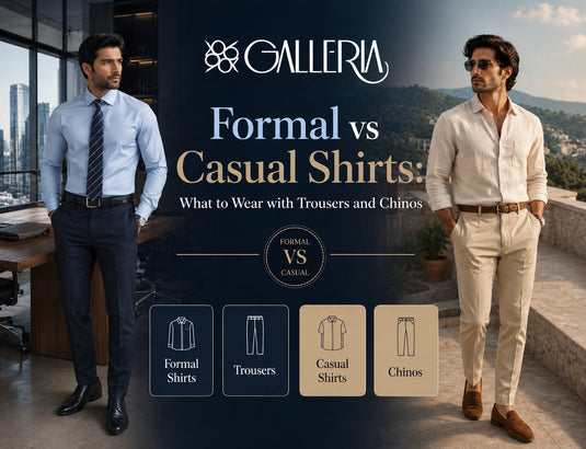 Formal vs Casual Shirts: What to Wear with Trousers and Chinos
