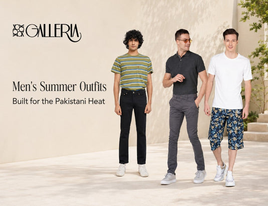 Men's Summer Outfits Built for the Pakistani Heat