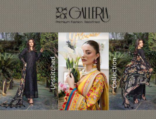 Ladies Unstitched Suits in Pakistan | AK Galleria Collection 2025