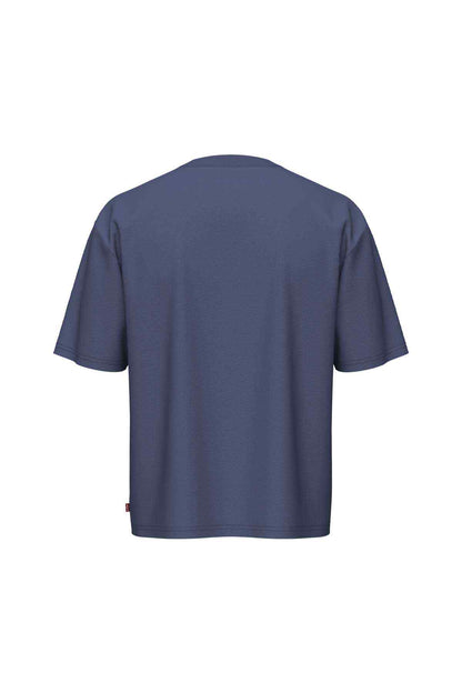 Levi's blue crew-neck T-shirt back view