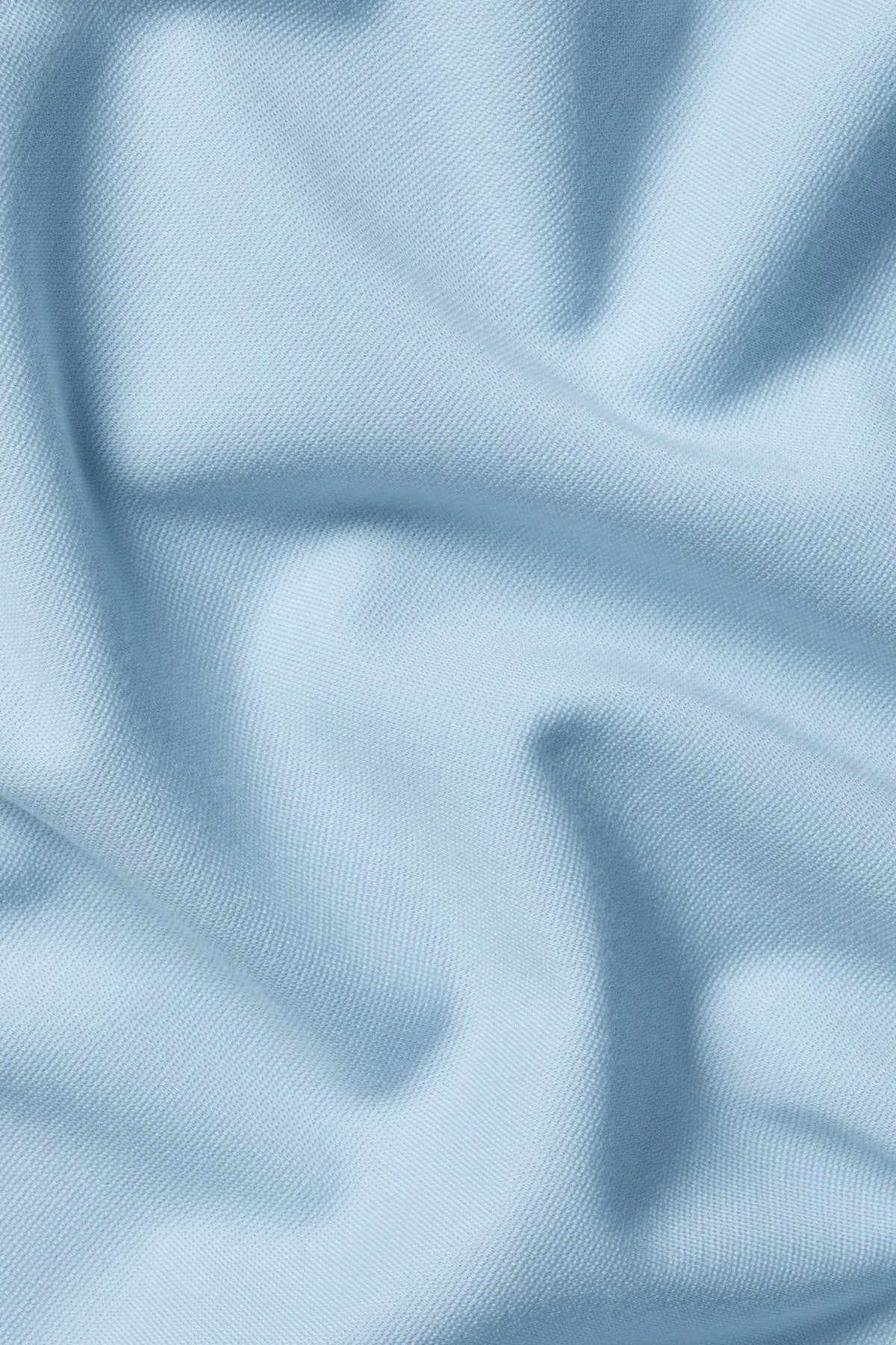 Charles Tyrwhitt light blue quarter-zip pullover fabric close-up