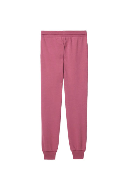 Pink Diesel jogger pants with tapered legs and ribbed ankle cuffs