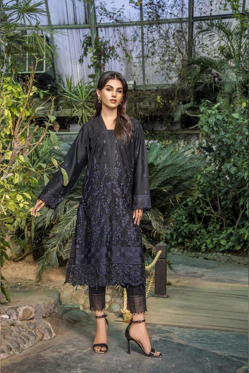 buy online ladies embroidered lawn unstitched shirt in pakistan