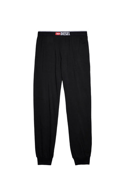 Black jogger pants with DIESEL waistband logo