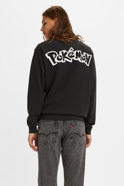 Black Levi's sweatshirt with Pokémon back graphic