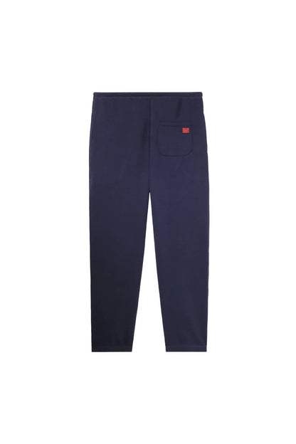 Diesel navy jogger sweatpants back view with single patch pocket