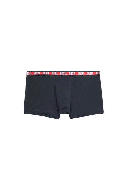 Diesel boxer briefs, dark navy/black with black logo waistband and contoured fly