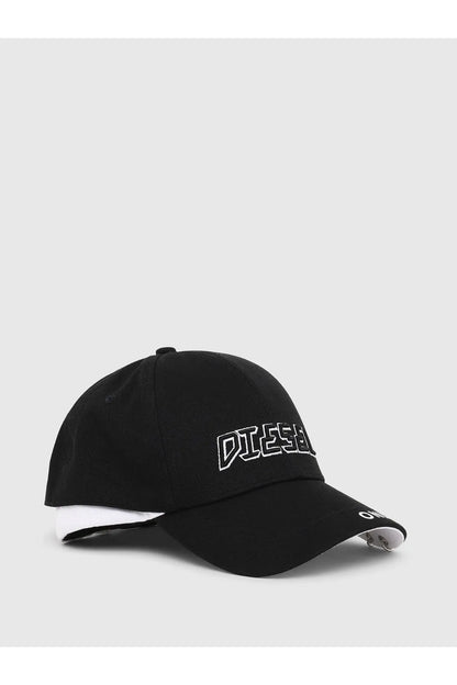 Black Diesel baseball cap with front DIESEL logo