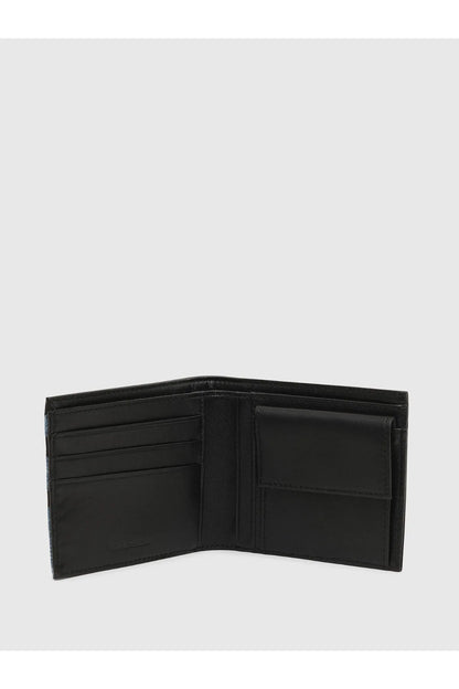 Diesel black bifold wallet interior with card slots