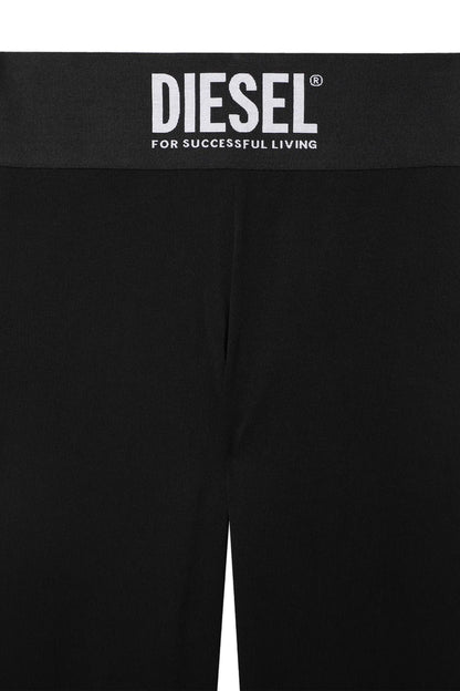 Black leggings with DIESEL logo waistband