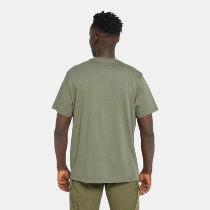 Green Levi's short-sleeve T-shirt, plain back