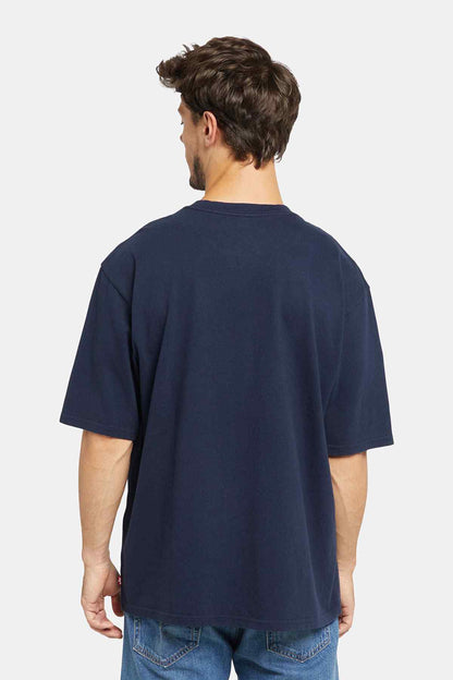 Levi's dark blue T-shirt back view with crew neck