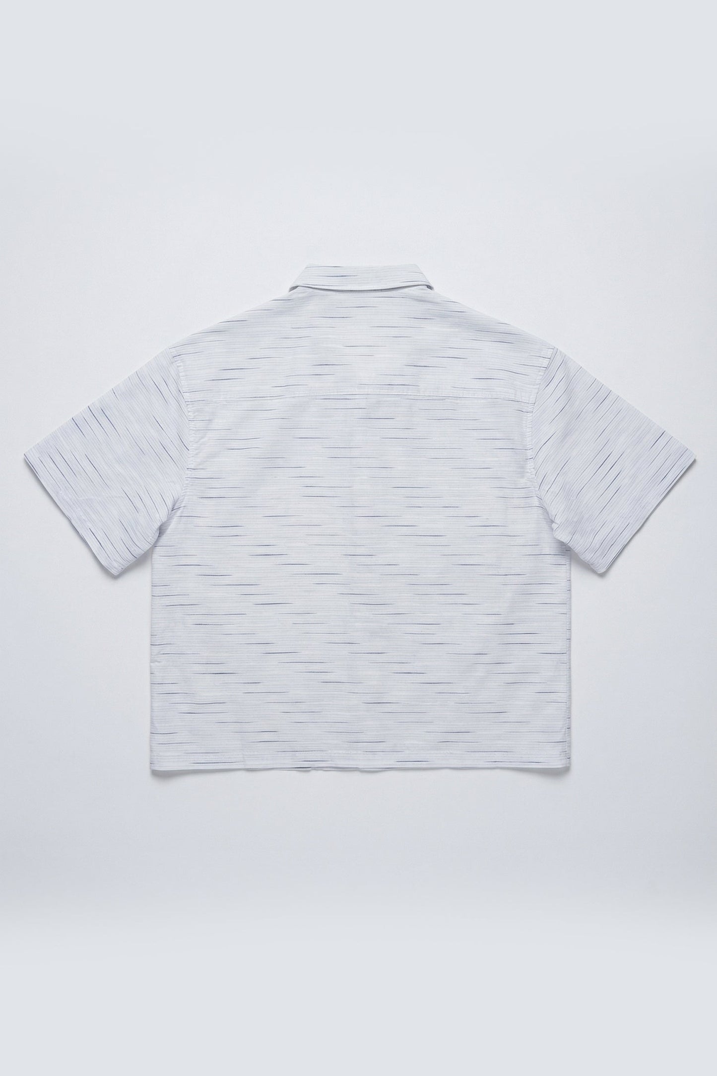 Blue Loose Fit Short Sleeve Cotton Shirt - Hustle N Holla