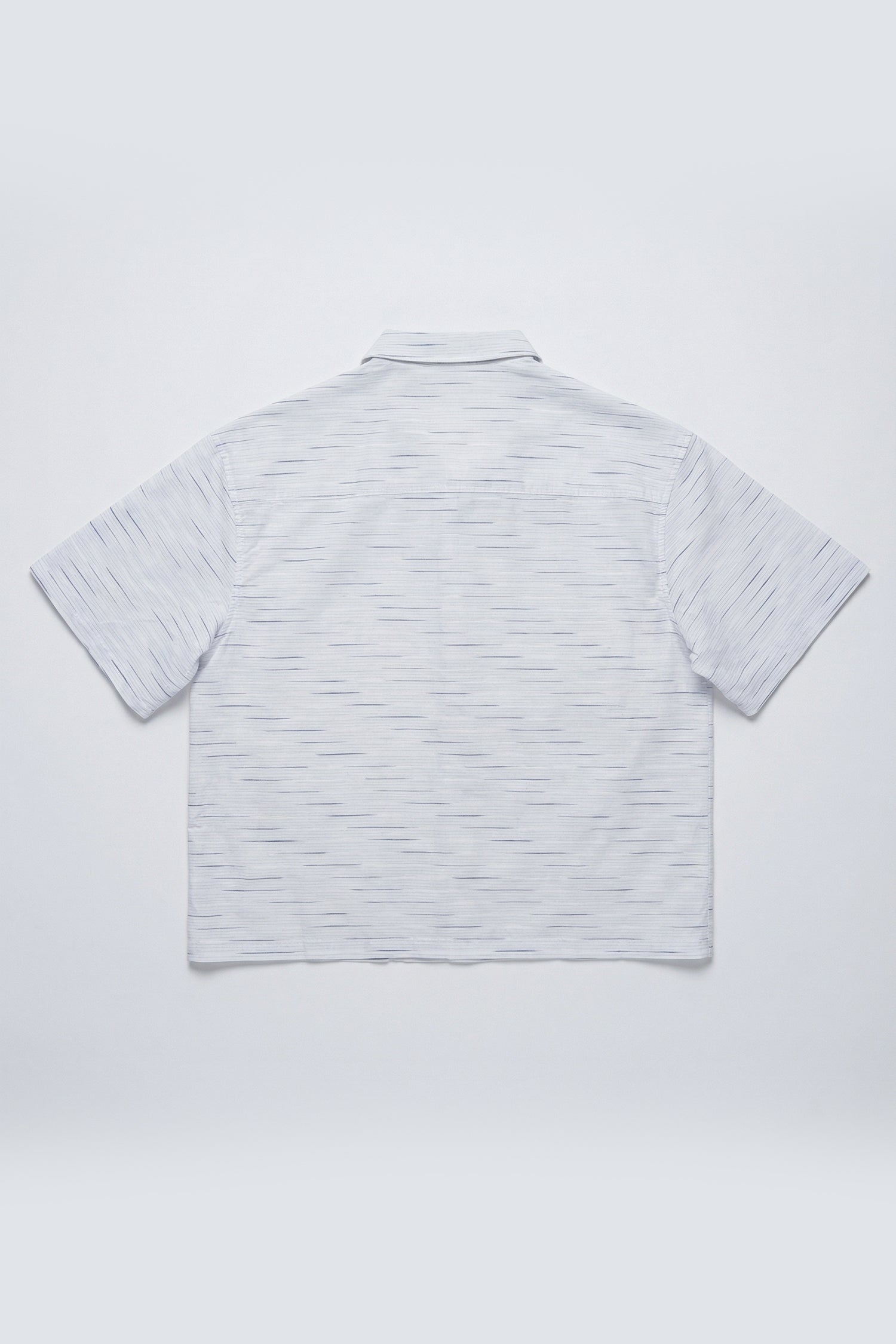 Blue Loose Fit Short Sleeve Cotton Shirt - Hustle N Holla