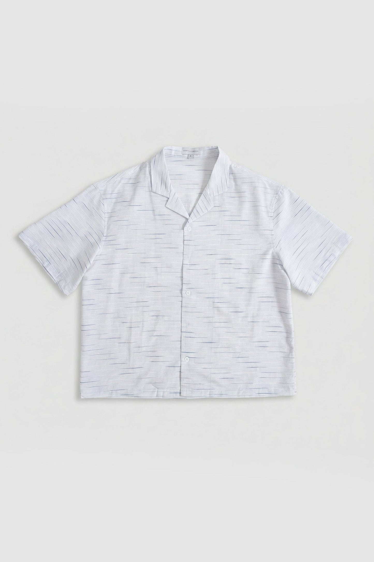 Blue Loose Fit Short Sleeve Cotton Shirt - Hustle N Holla