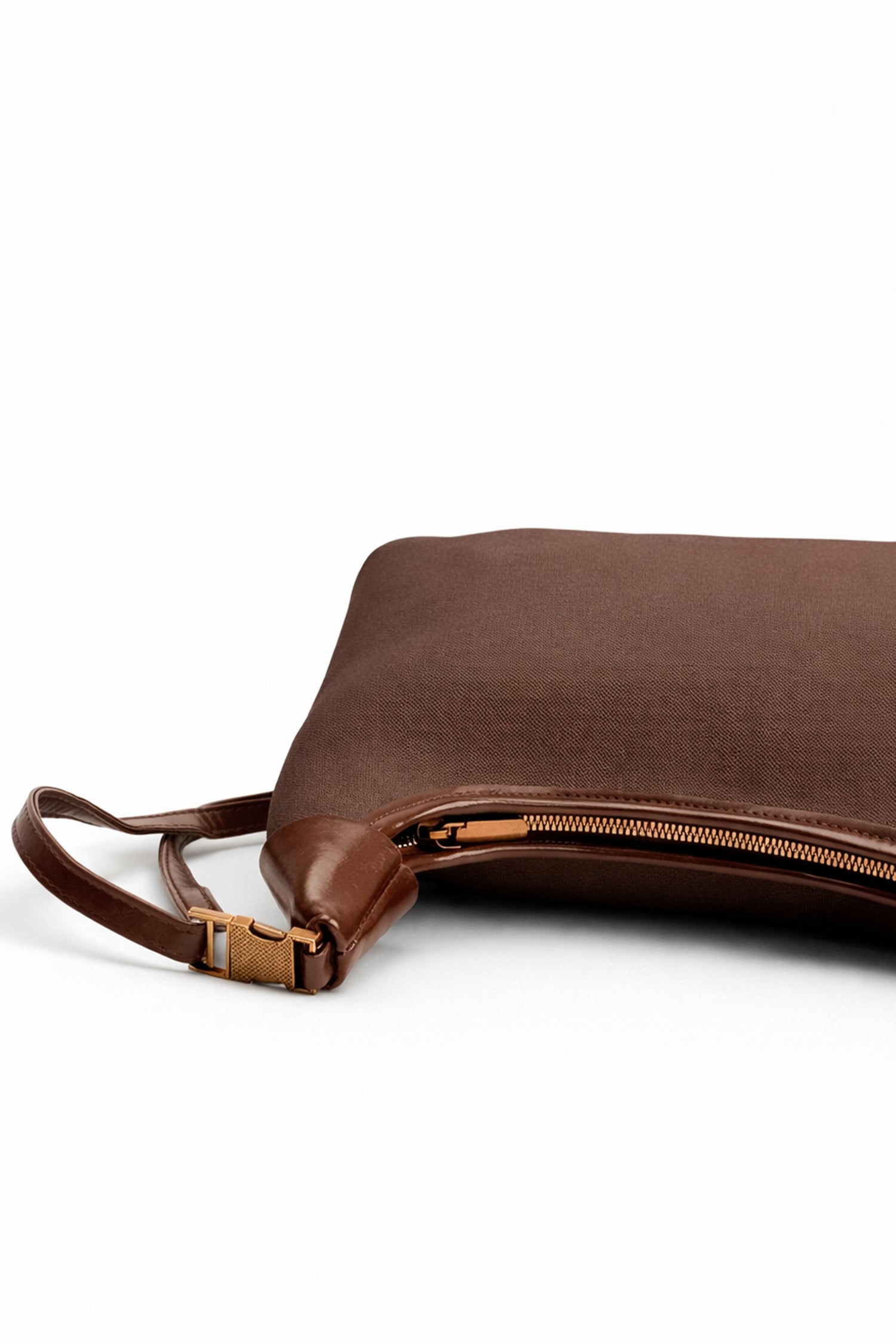 Coffee Curved Shoulder Bag - Hustle N Holla