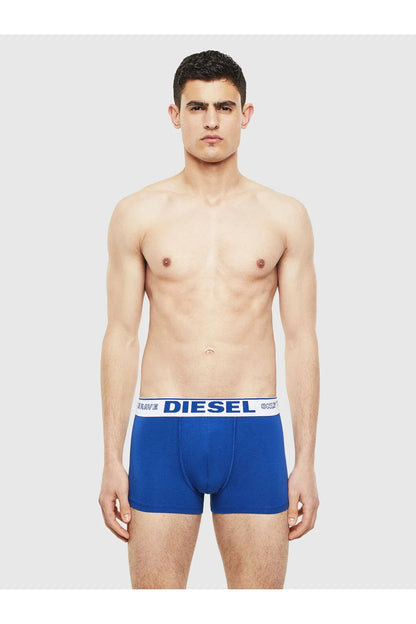 Men's blue boxer briefs with DIESEL logo waistband
