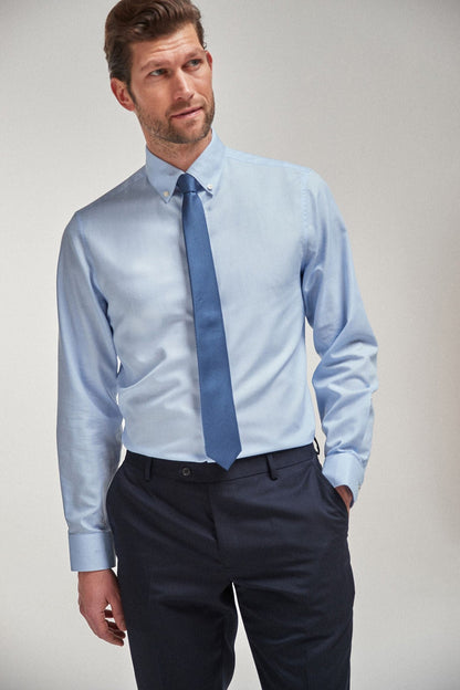 NEXT light blue dress shirt with button-down collar
