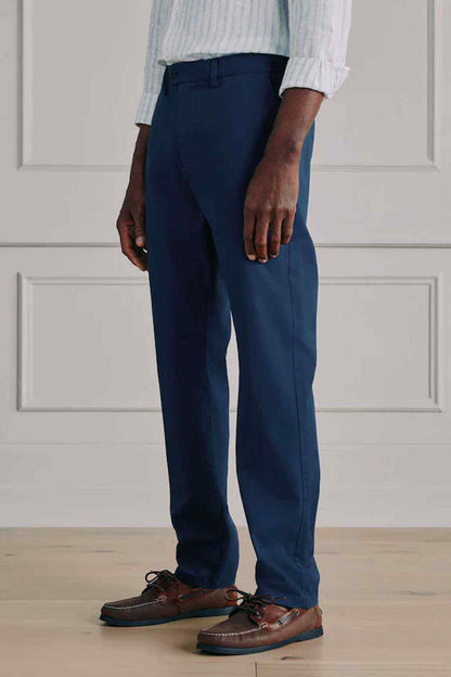 NEXT navy tailored trousers, straight-leg fit with side and back pockets