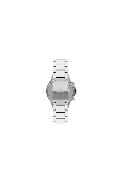 BHPC steel wristwatch case back with linked bracelet