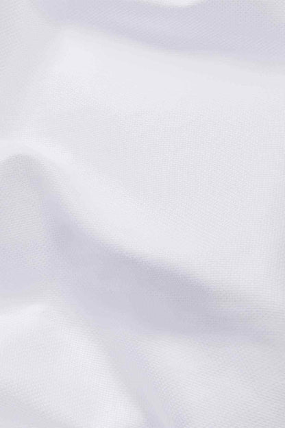 White dress shirt fabric texture close-up