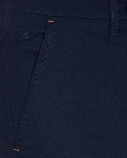 Camicissima navy blue trouser side panel with stitched pocket detail