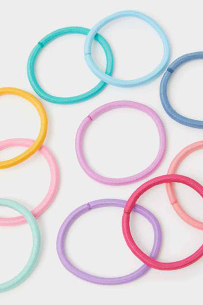 Accessorize bright multi bangle set with overlapping hoop bracelets in pastel tones