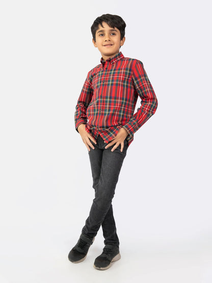 Charcoal gray skinny-fit jeans with five pockets and dark stitching